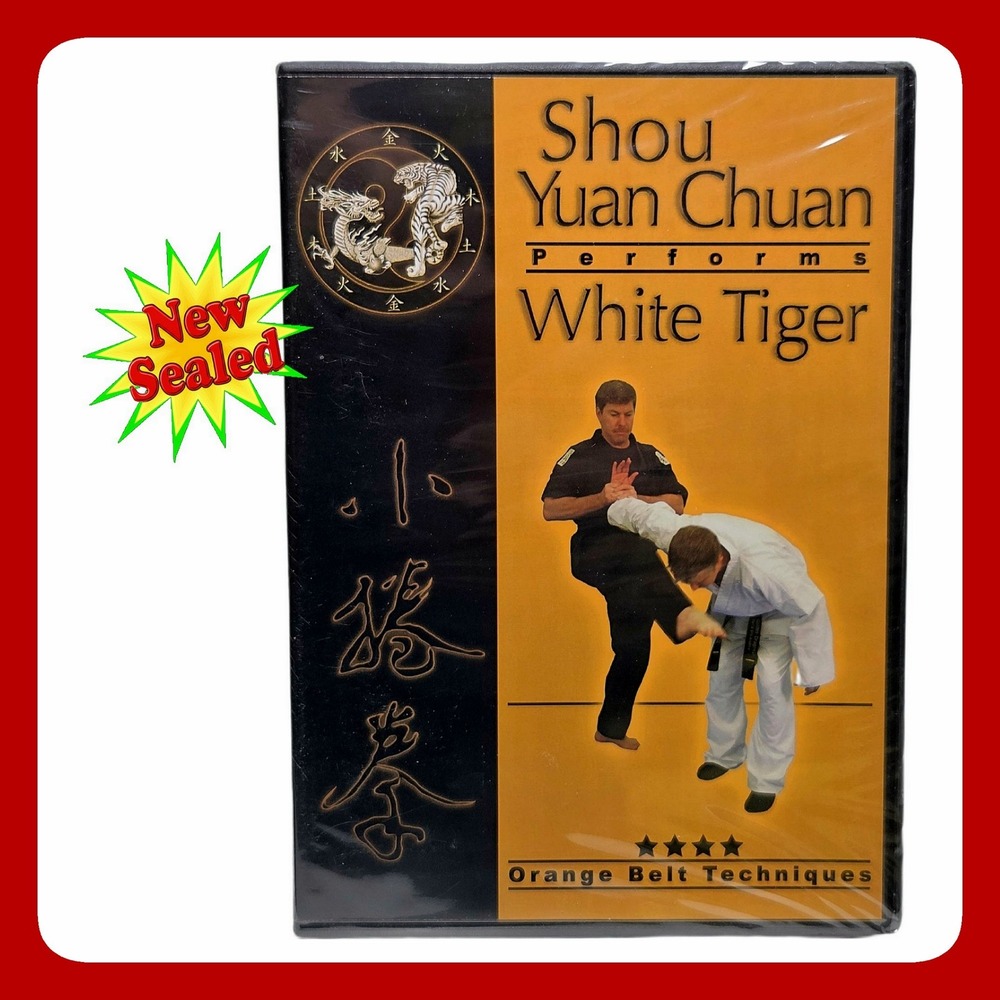 Shou Yuan Chuan White Tiger Orange Belt Techniques DVD Milan Shelden New Sealed